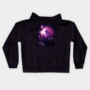 PURPLE FLIGHT. Kids Hoodie